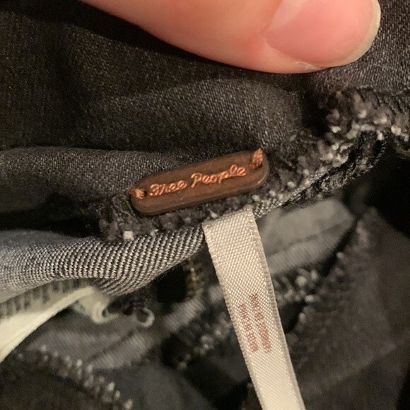 NWOT Free People Livin It Up Denim Mini Skirt Size 4 - Picture 5 of 7
